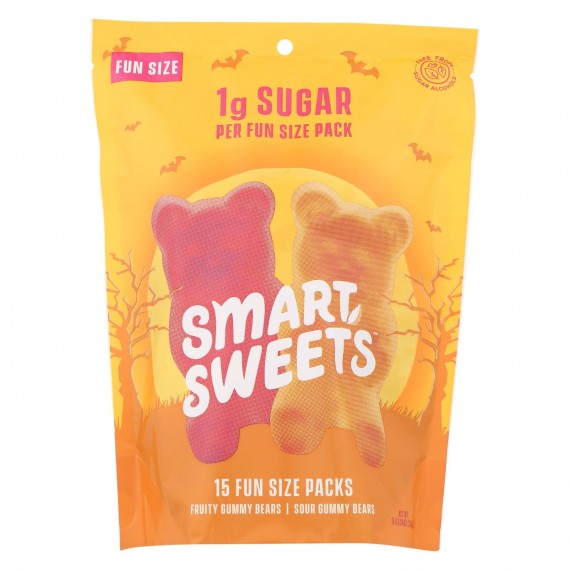 Smartsweets - Gummy Bears Halloween - Case Of 12 - 15 Ct