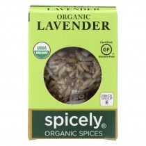 Spicely Organics - Organic Lavender - Case Of 6 - 0.1 Oz.