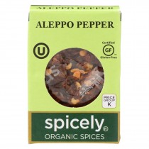 Spicely Organics - Organic Aleppo Pepper - Case Of 6 - 0.1 Oz.