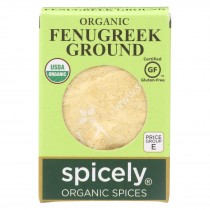 Spicely Organics - Organic Fenugreek - Ground - Case Of 6 - 0.45 Oz.