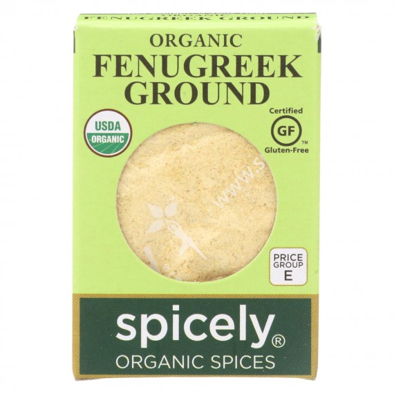 Spicely Organics - Organic Fenugreek - Ground - Case Of 6 - 0.45 Oz.