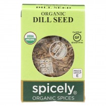 Spicely Organics - Organic Dill Seed - Case Of 6 - 0.35 Oz.
