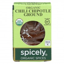 Spicely Organics - Organic Chipotle Chili - Ground - Case Of 6 - 0.45 Oz.