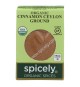 Spicely Organics - Ground Ceylong Cinnamon Box - Case Of 6 - 0.45 Oz.