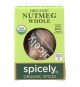 Spicely Organics - Organic Nutmeg - Whole - Case Of 6 - 0.1 Oz.