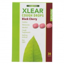 Xlear - Throat Drops Black Cherry - 30 Ct