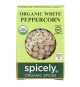 Spicely Organics - Organic Peppercorn - White - Case Of 6 - 0.35 Oz.