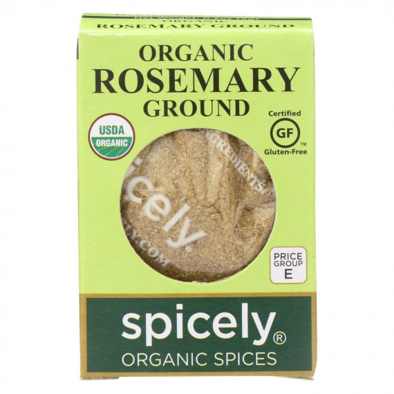 Spicely Organics - Organic Rosemary - Ground - Case Of 6 - 0.2 Oz.