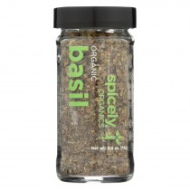 Spicely Organics - Organic Basil - Case Of 3 - 0.5 Oz.