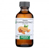 Spicely Organics - Organic Extract - Almond - Case Of 6 - 2 Fl Oz.