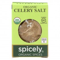 Spicely Organics - Organic Celery Salt - Case Of 6 - 0.5 Oz.