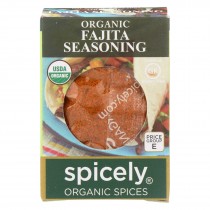 Spicely Organics - Organic Fajita Seasoning - Case Of 6 - 0.4 Oz.