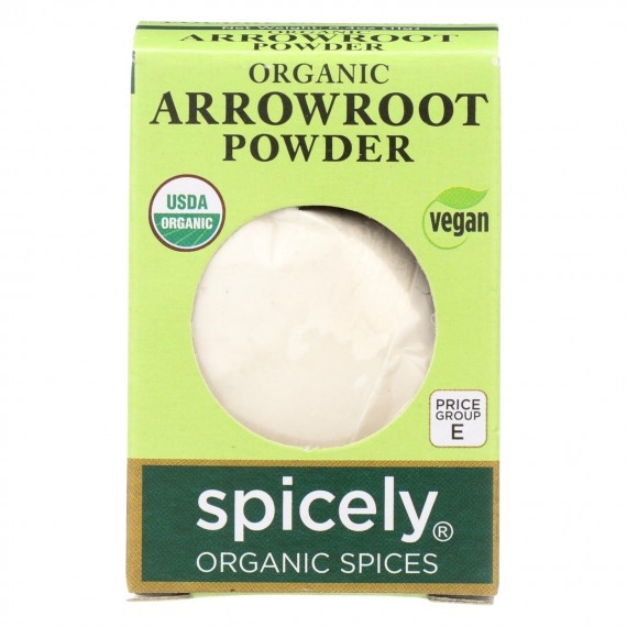 Spicely Organics - Organic Arrowroot - Case Of 6 - 0.4 Oz.