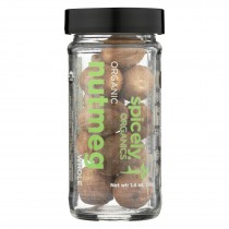 Spicely Organics - Organic Nutmeg - Whole - Case Of 3 - 1.4 Oz.