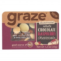 Graze - Snack Mix - White Chocolate Raspberry Cheesecake - Case Of 6 - 1.2 Oz.