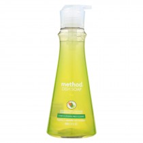 Method - Dish Soap Pump - Lime - Case Of 6 - 18 Fl Oz.