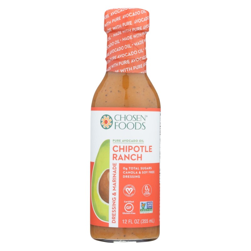 Chosen Foods Avocado Oil Dressing And Marinade Chipotle Ranch