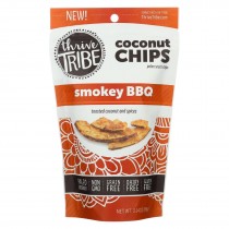 Thrive Tribe - Coconut Chips - Smokey Bbq - Case Of 6 - 3.14 Oz.