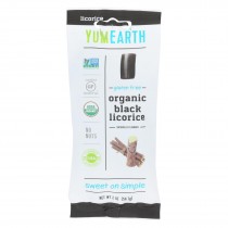 Yumearth Organics - Organic Licorice - Black - Case Of 12 - 2 Oz.