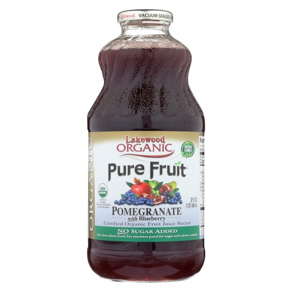 Lakewood - Organic Juice - Pomegranate With Blueberry - Case Of 6 - 32 Fl Oz.