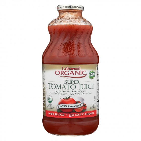 Lakewood - Organic Juice - Super Tomato - Case Of 6 - 32 Fl Oz.