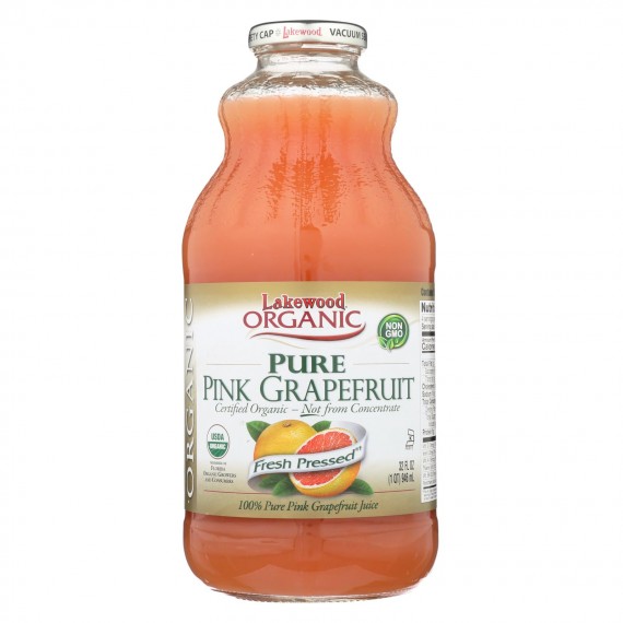Lakewood - Organic Juice - Pink Grapefreuit - Case Of 6 - 32 Fl Oz.