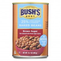 Bush's Best - Baked Beans - Brown Sugar Hickory - Case Of 12 - 15.7 Oz.