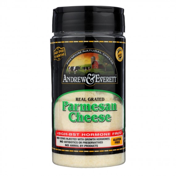 Andrew And Everett - Parmesan Cheese - Grated - Case Of 6 - 7 Oz.