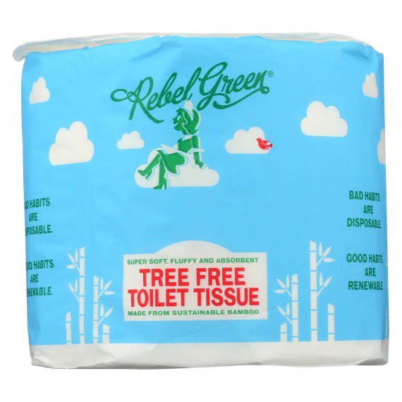 Rebel Green - Tree Free Toilet Tissue - Case Of 40 - Ct