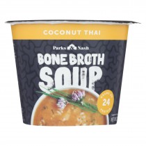 Bone Broth Soup - Soup Cup - Coconut Thai - Case Of 6 - 2.18 Oz.