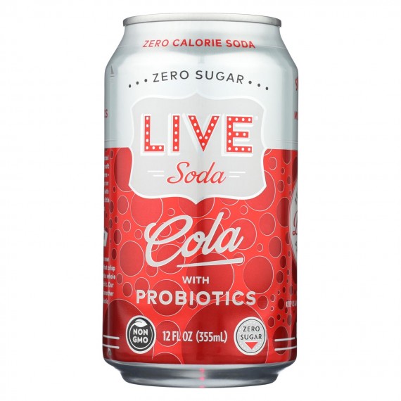 Live Soda - Soda Cola Probiotic - Case Of 4-6/12 Fl Oz.