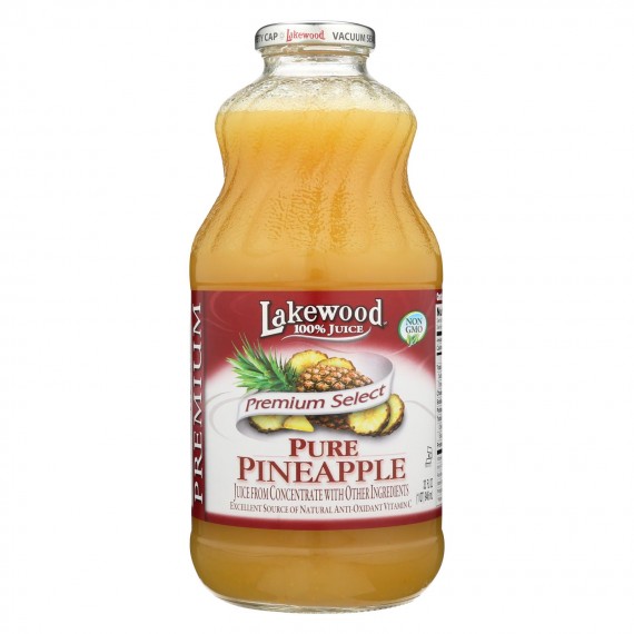 Lakewood - Juice - Pure Pineapple - Case Of 6 - 32 Fl Oz.