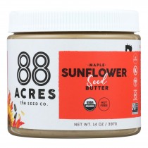 88 Acres - Seed Butter - Organic Maple Sunflower - Case Of 6 - 14 Oz.