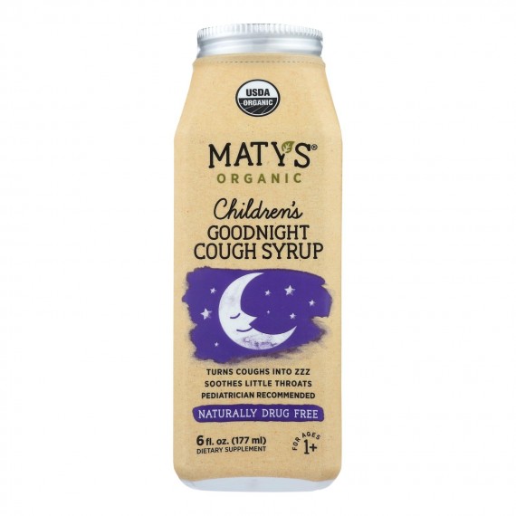 Maty's - Organic Children's Goodnight Cough Syrup - 6 Fl Oz.