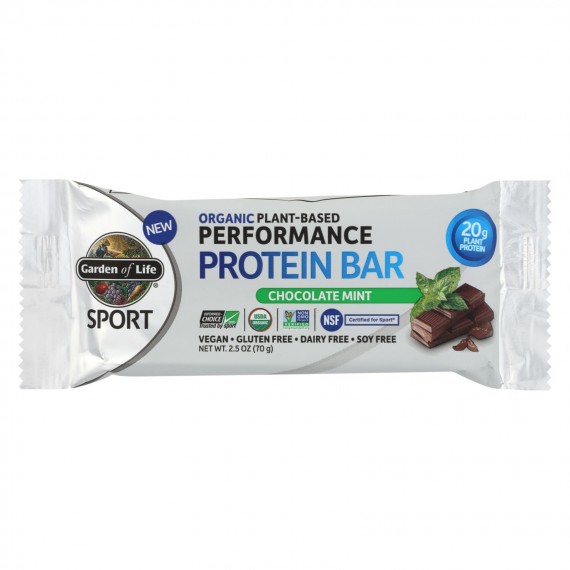 Garden Of Life - Sport Protein Bar Chocolate Mint - Case Of 12 - 2.46 Oz
