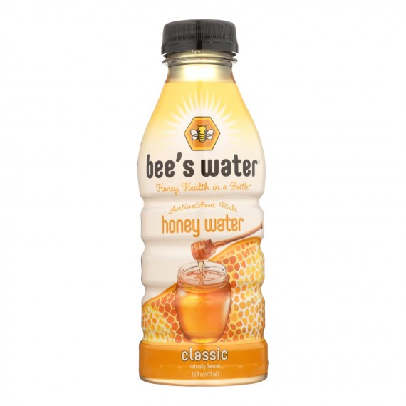 Bee's Water - Water Classic Honey - Case Of 12 - 16 Fz