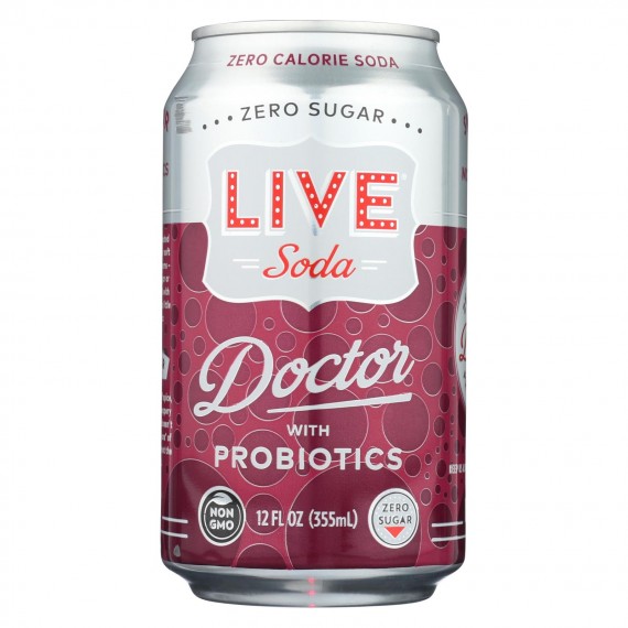 Live Soda - Soda Doctor Probiotic - Case Of 4-6/12 Fl Oz.