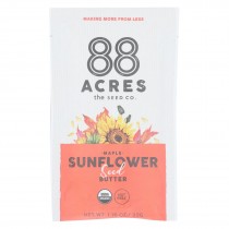 88 Acres - Seed Butter - Organic Maple Sunflower - Case Of 10 - 1.16 Oz.