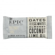 Epic - Performance Bar Coconut Lime - Case Of 9 - 1.87 Oz.