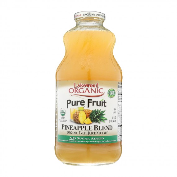 Lakewood - Organic Nectar - Pineapple - Case Of 6 - 32 Fl Oz.