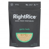 Right Rice - Made From Vegetables - Garlic Herb - Case Of 6 - 7 Oz.