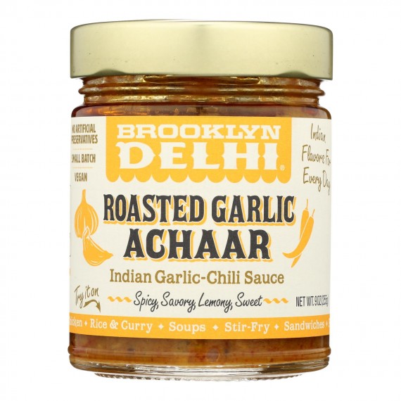 Brooklyn Delhi - Roasted Garlic Achaar Chili Sauce - Case Of 6 - 9 Oz