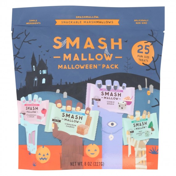Smashmallow - Malloween Variety Pack - Case Of 8 - 8 Oz.