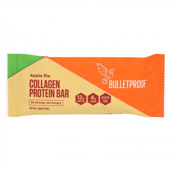 Bulletproof - Bar Apple Pie Collagen - Case Of 12 - 1.58 Oz