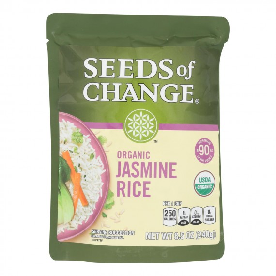 Seeds Of Change - Rice Aromatic Jasmine - Case Of 12 - 8.5 Oz