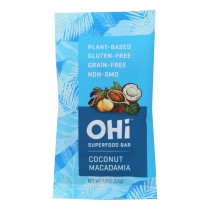Ohi Coconut Macadamia Superfood Bar - Case Of 8 - 1.8 Oz