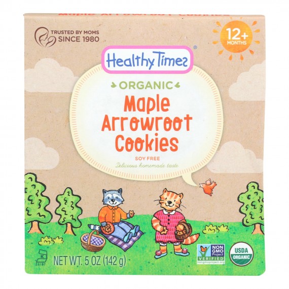 Healthy Times - Cookies Arrowroot Maple - Case Of 6 - 5 Oz