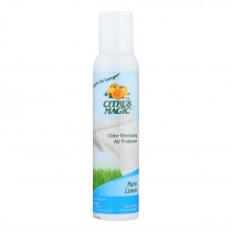 Citrus Magic Odor Eliminating Air Freshener, Pure Linen, - Case Of 6 - 3.5 Oz