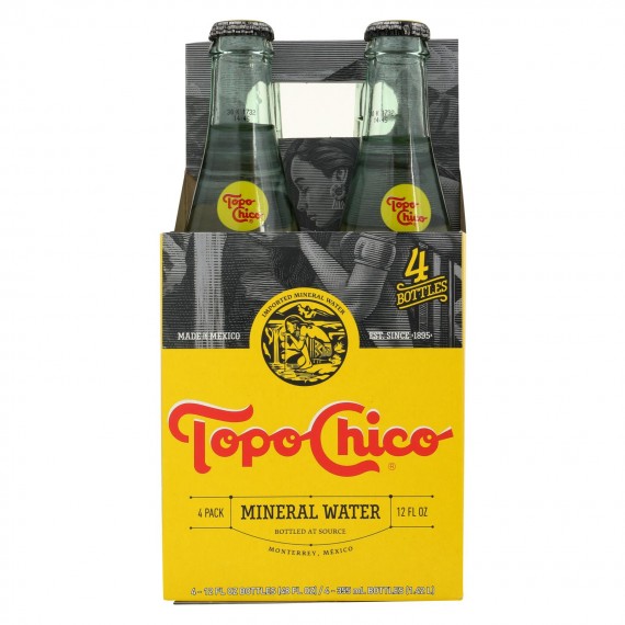 Topo Chico Carbonated Mineral Water - Case Of 6 - 4/12 Fz
