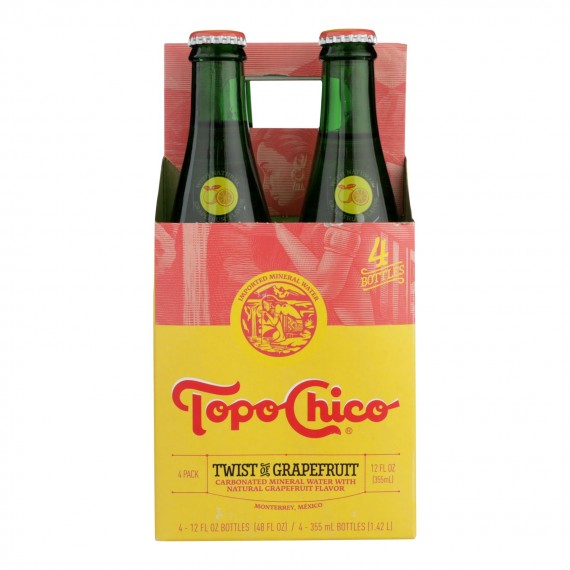 Topo Chico Mineral Water Sparkling Grapefruit Case Of 6 4/12 Fz